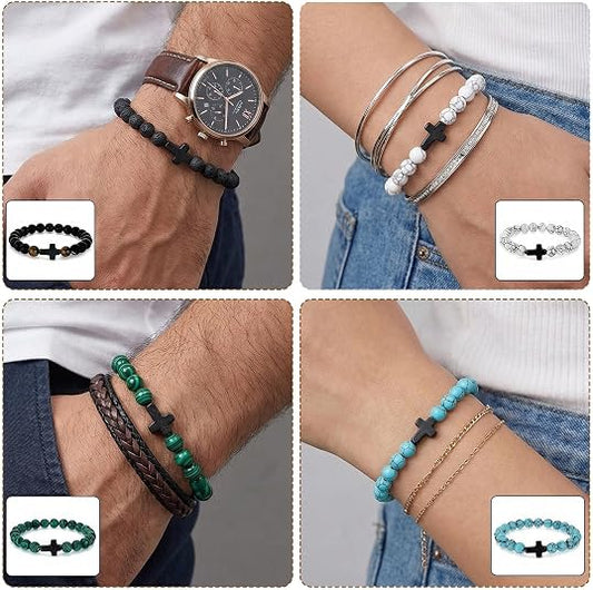 Cross Bead Bracelet