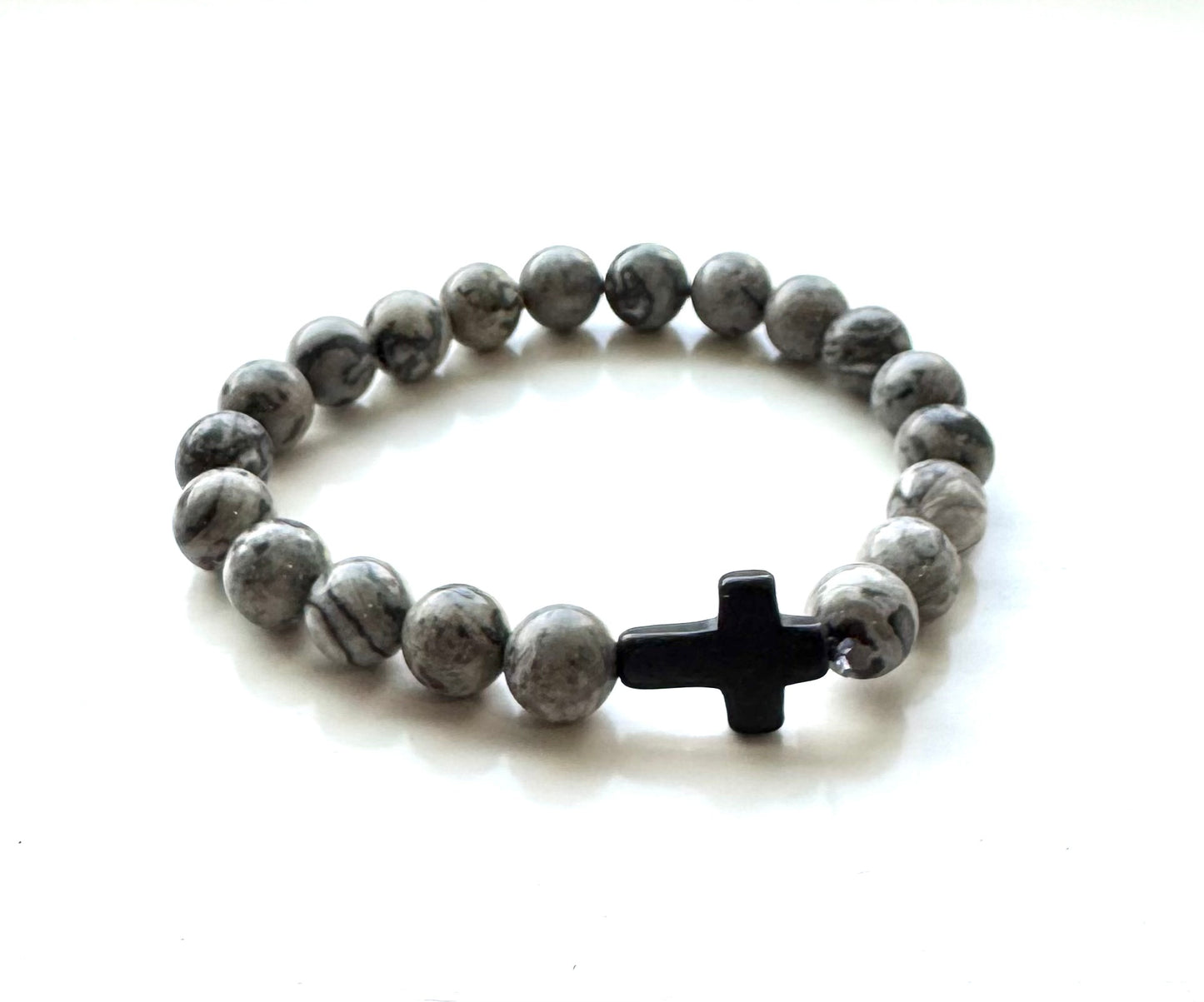 Cross Bead Bracelet