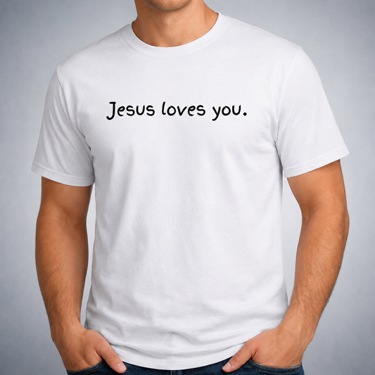 Jesus loves you. T-Shirt