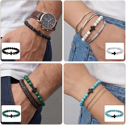 Cross Bead Bracelet