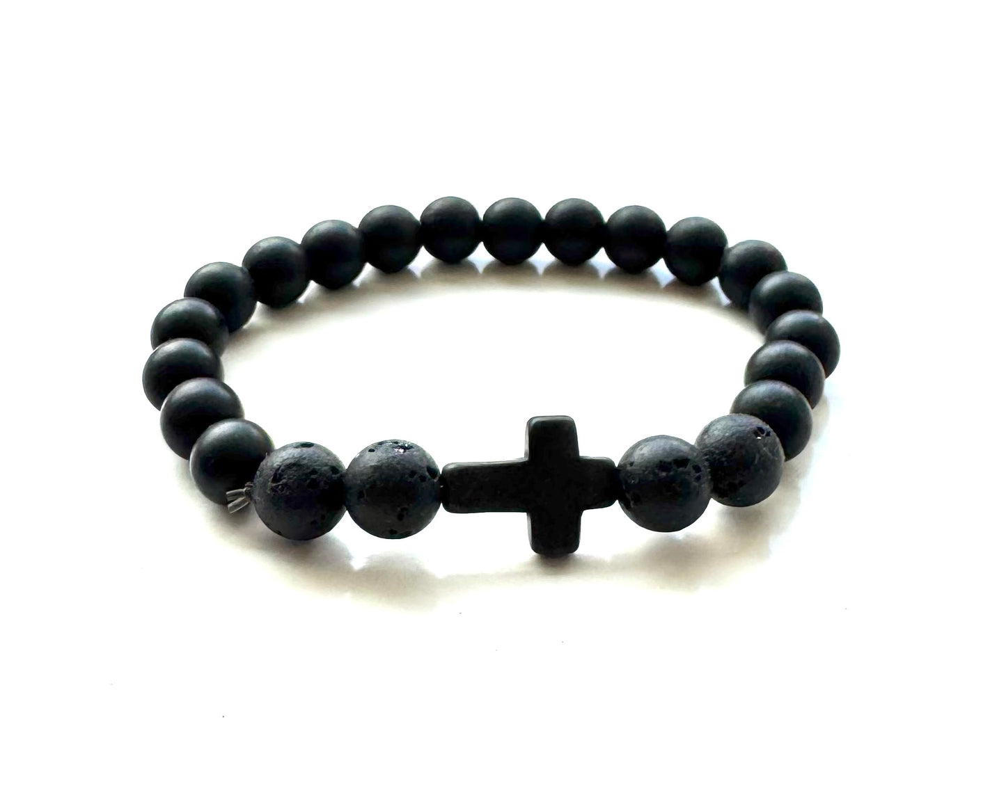 Cross Bead Bracelet